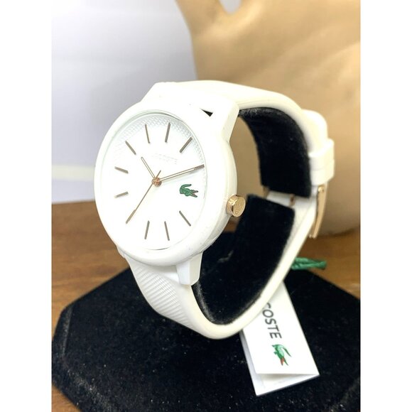 Lacoste Women\'s Watch 2001211 Quartz Croc Logo White Dial Rubber Band 36mm main image 10